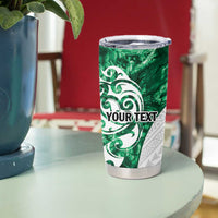 Queensland Maori Kiwi Personalised Tumbler Cup Kikirangi Papua Shell Maori Tribal Tattoo