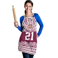 Queensland Maori Nga Hau E Wha Custom Apron Polynesian Maori Tribal Pattern LT9 - Polynesian Pride