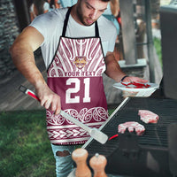 Queensland Maori Nga Hau E Wha Custom Apron Polynesian Maori Tribal Pattern LT9 - Polynesian Pride