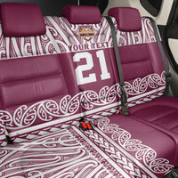Queensland Maori Nga Hau E Wha Custom Back Car Seat Cover Polynesian Maori Tribal Pattern