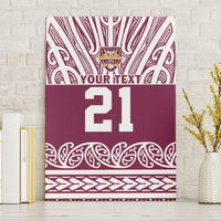 Queensland Maori Nga Hau E Wha Custom Canvas Wall Art Polynesian Maori Tribal Pattern