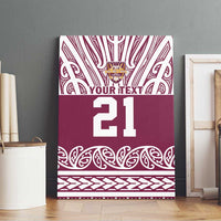 Queensland Maori Nga Hau E Wha Custom Canvas Wall Art Polynesian Maori Tribal Pattern