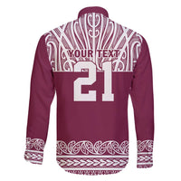 Queensland Maori Nga Hau E Wha Custom Family Matching Puletasi and Hawaiian Shirt Polynesian Maori Tribal Pattern