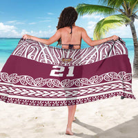 Queensland Maori Nga Hau E Wha Custom Sarong Polynesian Maori Tribal Pattern