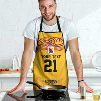 Queensland Papua New Guinea Custom Apron All Gold Pacific PNG Tribal Style LT9 - Polynesian Pride