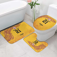 Queensland Papua New Guinea Custom Bathroom Set All Gold Pacific PNG Tribal Style LT9 - Polynesian Pride