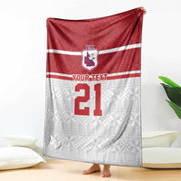 Queensland Tonga Custom Blanket QLD with Tongan Ngatu Pattern