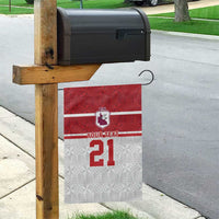 Queensland Tonga Custom Garden Flag QLD with Tongan Ngatu Pattern