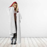 Queensland Tonga Custom Hooded Blanket QLD with Tongan Ngatu Pattern