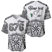 Personalised Tonga 676 Baseball Jersey Tribal Kupesi Ngatu Unique LT9 - Polynesian Pride