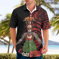 Huli Wigmen Tribe Hela Province Hawaiian Shirt Papua New Guinea Indigenous Pattern LT9 - Polynesian Pride