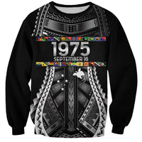 Independen Stet bilong Papua Niugini 1975 Sweatshirt Black Tribal Papua New Guinea Province Flag LT9 Unisex Black - Polynesian Pride