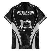 New Zealand Aotearoa Rugby Hawaiian Shirt Haka Dance Mixed Silver Fern Sporty Style LT9 - Polynesian Pride