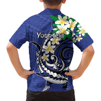 FSM Chuuk State Polynesian Shark Tattoo Personalised Family Matching Summer Maxi Dress and Hawaiian Shirt