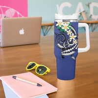 FSM Chuuk State Polynesian Shark Tattoo Personalised Tumbler With Handle