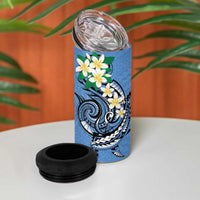 FSM Kosrae Polynesian Shark Tattoo Personalised 4 in 1 Can Cooler Tumbler