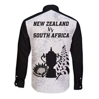 New Zealand South Africa Rugby Long Sleeve Button Shirt History Commemorative World Cup Winners Unique LT9 - Polynesian Pride