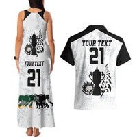 Custom New Zealand South Africa Rugby Couples Matching Tank Maxi Dress and Hawaiian Shirt History Commemorative World Cup Winners Unique LT9 - Polynesian Pride