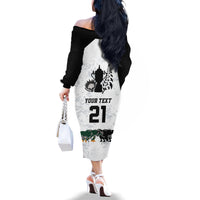 Custom New Zealand South Africa Rugby Family Matching Off Shoulder Long Sleeve Dress and Hawaiian Shirt History Commemorative World Cup Winners Unique LT9 - Polynesian Pride