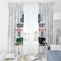 Custom New Zealand South Africa Rugby Window Curtain History Commemorative World Cup Winners Unique LT9 - Polynesian Pride