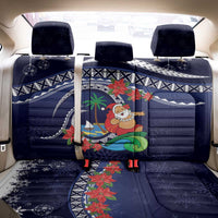 Felis Pusgua Guam Santa Back Car Seat Cover Merry Christmas with Polynesian Tribal LT9 - Polynesian Pride