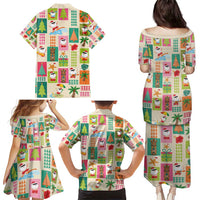 Mele Kalikimaka Hawaii Christmas Family Matching Puletasi and Hawaiian Shirt Funny Santan Hippie Style LT9 - Polynesian Pride