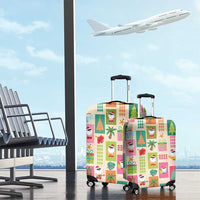 Mele Kalikimaka Hawaii Christmas Luggage Cover Funny Santan Hippie Style LT9 - Polynesian Pride