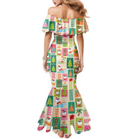 Mele Kalikimaka Hawaii Christmas Mermaid Dress Funny Santan Hippie Style LT9 - Polynesian Pride
