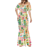 Mele Kalikimaka Hawaii Christmas Mermaid Dress Funny Santan Hippie Style LT9 - Polynesian Pride
