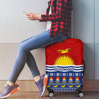 Personalised Kiribati Christmas Luggage Cover Tekeraoi n Te Tiritimati Polynesian Tribal LT9 - Polynesian Pride