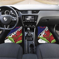 Samoan Ula Fala Flowers Car Mats Christmas Santa Belt