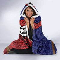 Samoan Ula Fala Flowers Hooded Blanket Christmas Santa Belt LT9 - Polynesian Pride