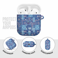 Federated States of Micronesia Merry Christmas AirPods Case Pacific Patchwork Xmas Vibes LT9 - Polynesian Pride