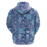 Federated States of Micronesia Merry Christmas Hoodie Pacific Patchwork Xmas Vibes LT9 - Polynesian Pride