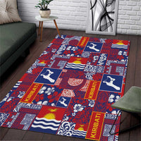 Kiribati Tekeraoi n te Kiritimati Area Rug Pacific Patchwork Xmas Vibes - Polynesian Pride