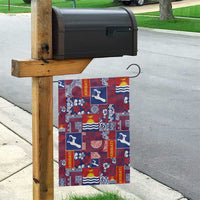 Kiribati Tekeraoi n te Kiritimati Garden Flag Pacific Patchwork Xmas Vibes - Polynesian Pride