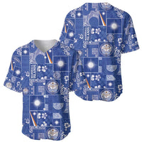 Marshall Islands Merry Christmas Baseball Jersey Pacific Patchwork Xmas Vibes LT9 - Polynesian Pride