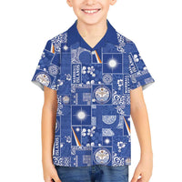 Marshall Islands Merry Christmas Family Matching Puletasi and Hawaiian Shirt Pacific Patchwork Xmas Vibes - Polynesian Pride