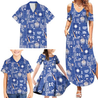 Marshall Islands Merry Christmas Family Matching Summer Maxi Dress and Hawaiian Shirt Pacific Patchwork Xmas Vibes LT9 - Polynesian Pride