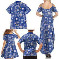 Marshall Islands Merry Christmas Family Matching Summer Maxi Dress and Hawaiian Shirt Pacific Patchwork Xmas Vibes LT9 - Polynesian Pride