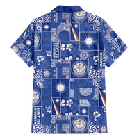 Marshall Islands Merry Christmas Family Matching Summer Maxi Dress and Hawaiian Shirt Pacific Patchwork Xmas Vibes LT9 - Polynesian Pride