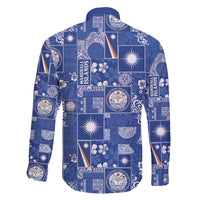 Marshall Islands Merry Christmas Family Matching Summer Maxi Dress and Hawaiian Shirt Pacific Patchwork Xmas Vibes - Polynesian Pride