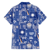 Marshall Islands Merry Christmas Hawaiian Shirt Pacific Patchwork Xmas Vibes - Polynesian Pride