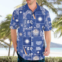 Marshall Islands Merry Christmas Hawaiian Shirt Pacific Patchwork Xmas Vibes LT9 - Polynesian Pride