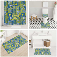 Palau Ungil Kurismas Bathroom Set Pacific Patchwork Xmas Vibes LT9 - Polynesian Pride