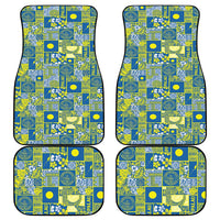 Palau Ungil Kurismas Car Mats Pacific Patchwork Xmas Vibes LT9 - Polynesian Pride