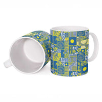 Palau Ungil Kurismas Ceramic Mug Pacific Patchwork Xmas Vibes LT9 - Polynesian Pride