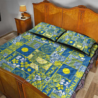 Palau Ungil Kurismas Quilt Bed Set Pacific Patchwork Xmas Vibes LT9 - Polynesian Pride