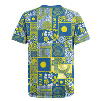 Palau Ungil Kurismas Rugby Jersey Pacific Patchwork Xmas Vibes LT9 - Polynesian Pride