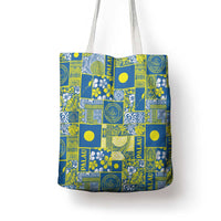 Palau Ungil Kurismas Tote Bag Pacific Patchwork Xmas Vibes LT9 - Polynesian Pride